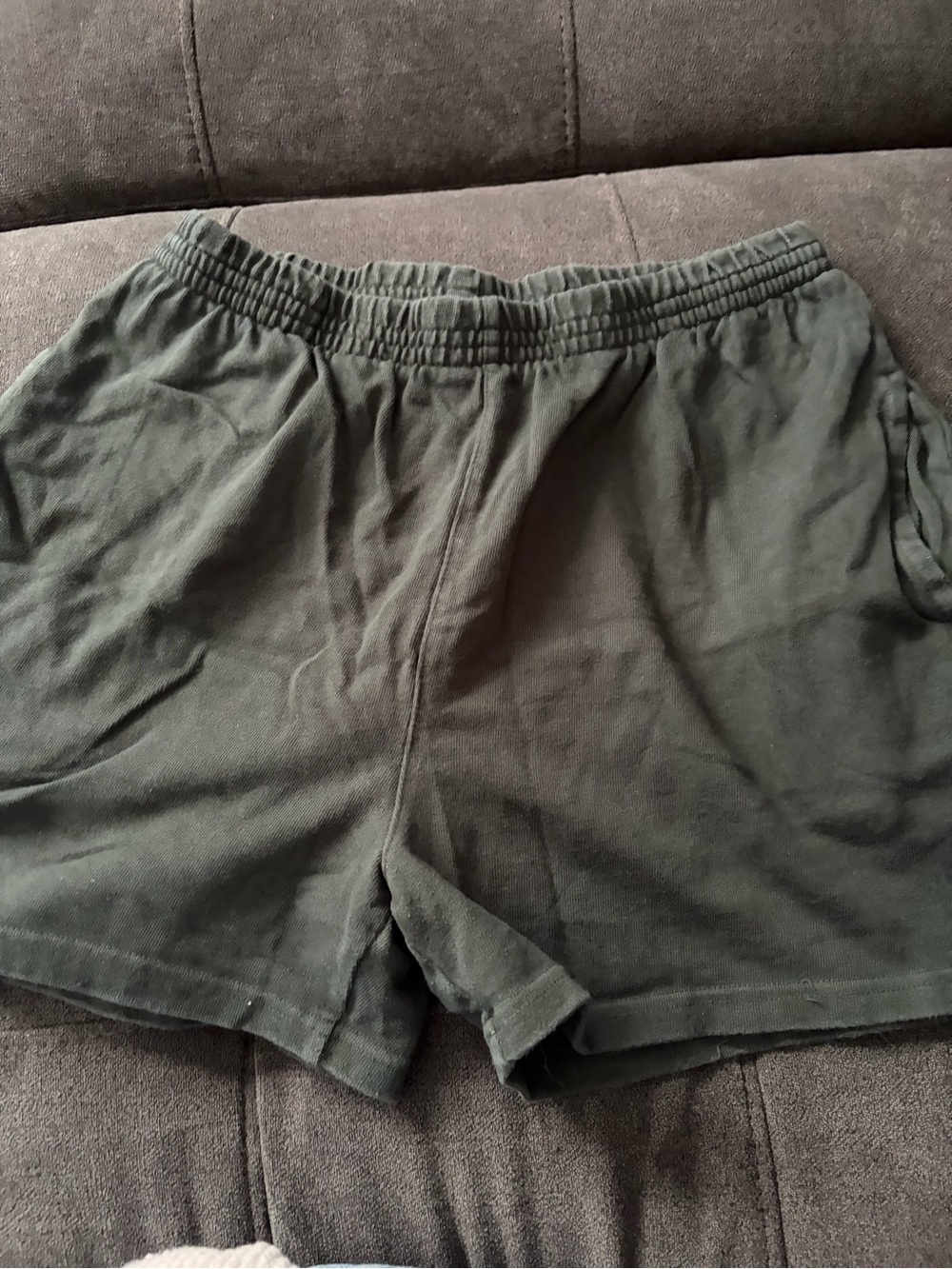 Brandy Melville Olive Green Athletic Lounge Shorts